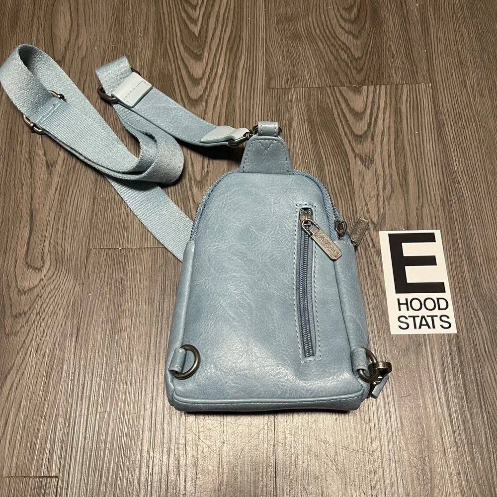 Wrangler Mini Crossbody Light Blue Bag
